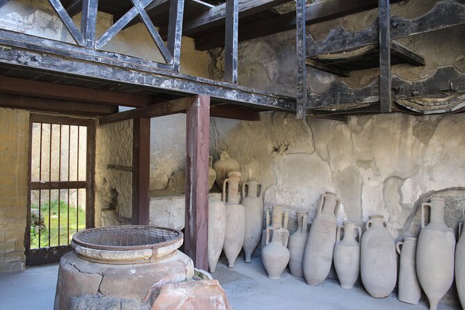 Herculaneum Private Guided Tour Led by a Local Top-rated Guide - All inclusive - House of Neptune and Amphitrite: color and status in one scene