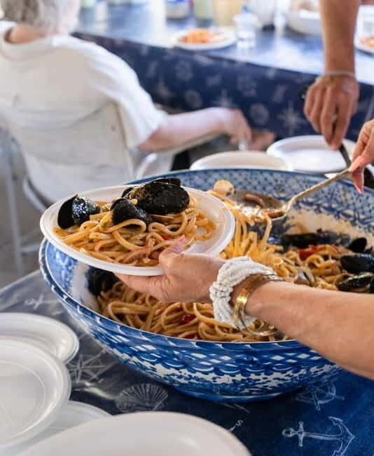 Ischia: Boat tour with swimming stops and lunch on board - Sant’Angelo and the first real swim plus bruschetta