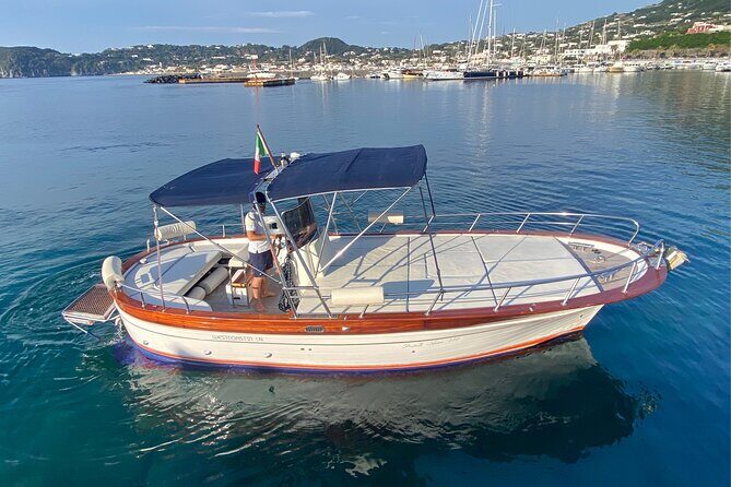 Ischia island private excursion on Gozzo Fratelli Aprea 7,5m - Sant’Angelo: hill-town colors plus a walk you’ll actually enjoy