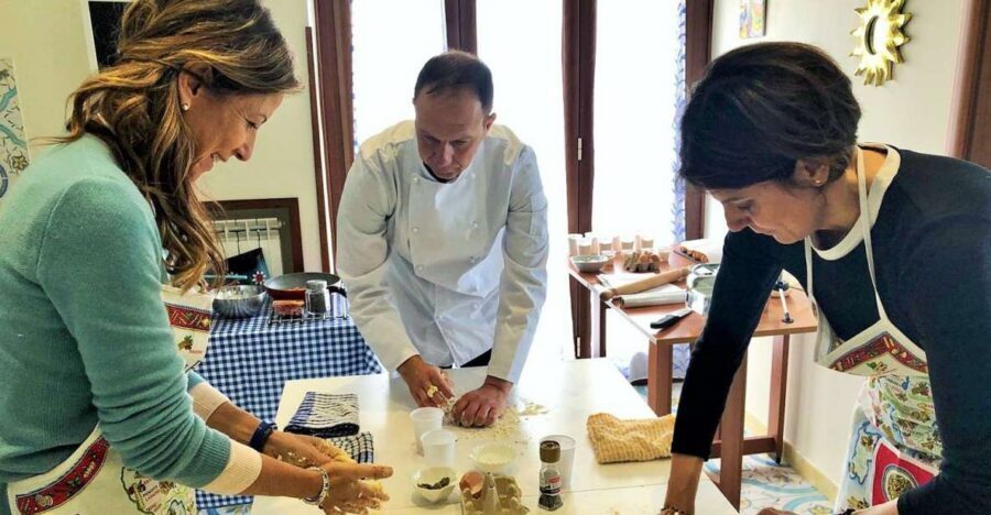 Make Neapolitan Pizza With A View Of Naples Like No Other - The small-group setup: Giuseppe and Anne keep it personal
