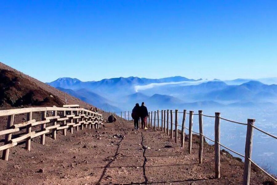 Mount Vesuvius E-bike Tour - Getting picked up around Sorrento and the van ride timing