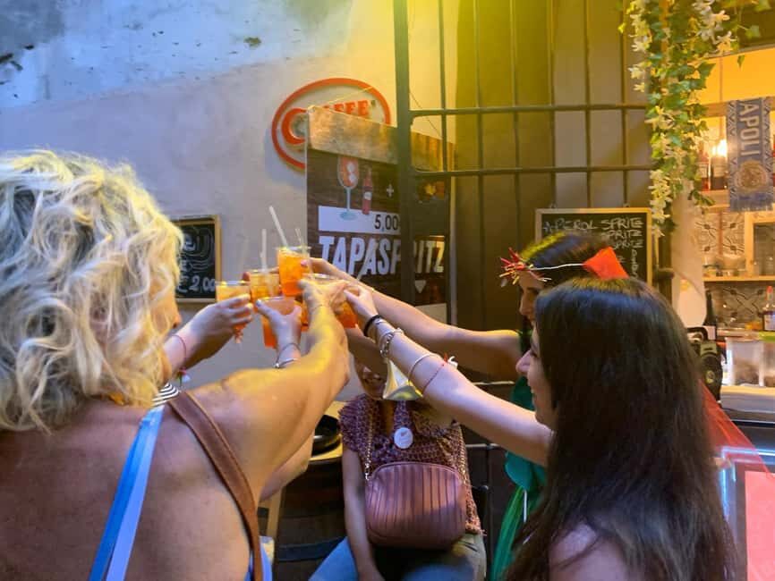 Naples: Bachelorette Party with Insolitaguida - The bride’s dressing: headdress, bouquet, and immediate group energy