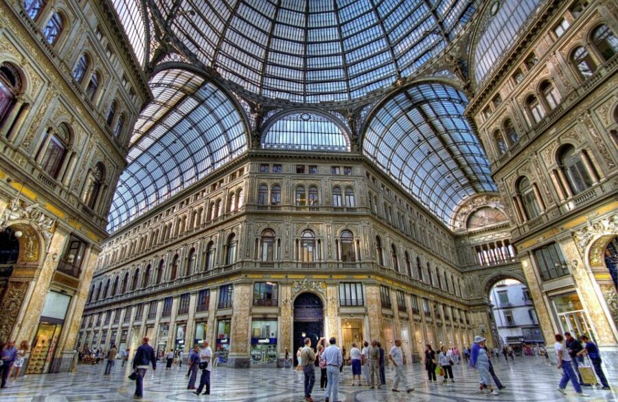 Naples: Full-Day City Tour with Pompeii and Sorrento - Naples on foot and by minivan: Royal Chapel, views, and big squares
