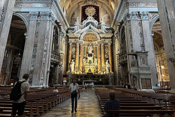 Naples Historic Center: Traditions & Folklore Small Group Tour - Santa Chiara and Port’Alba: calmer architecture in the same walk