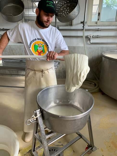 Naples: Mozzarella experience - Inside the Factory: Mozzarella Production From Cooking to Preparation