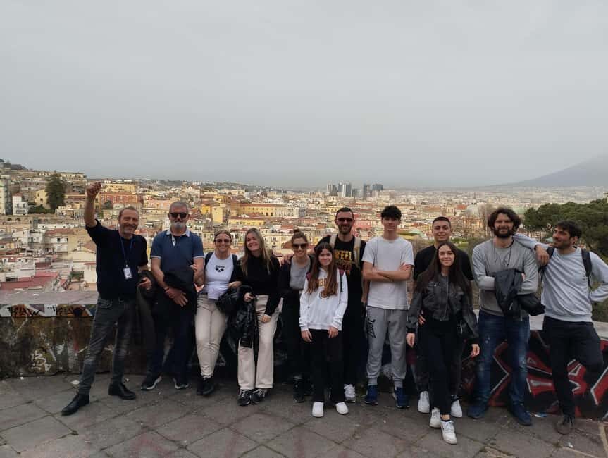 Naples Panoramic walking tour thourgh La Pedamentina scale - San Martino and the story behind the views