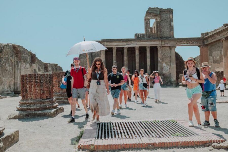 Naples: Pompeii and Mount Vesuvius Entry Tickets and Tour - Hiking to the crater: steep work, big reward