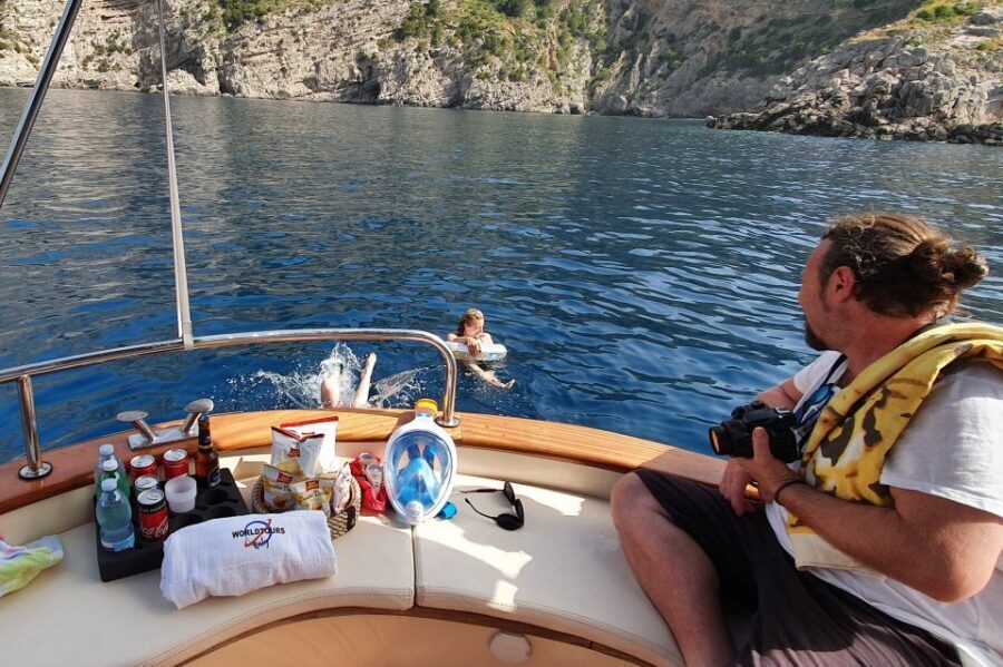 Naples: Sunset Cruise by boat with Aperol Spritz and Snacks - Gaiola Underwater Park: The Snorkel Option That Changes the Mood