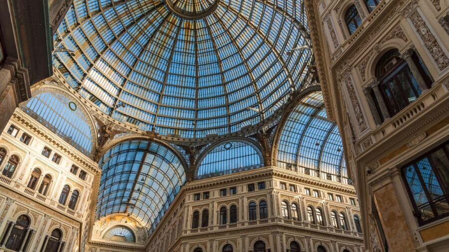 Naples: tour between Maschio Angioino and Plebiscito square - Galleria Umberto: A Beautiful 18th-Century Pause for Your Feet