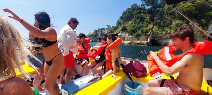 Napoli: Myths & Legends Cruise with Snorkeling - Practical Tips: Hat, Towel, Sunscreen, and Seasickness