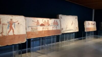 Paestum Tour: Best Preserved Temples in the World (UNESCO) - Via Sacra moments: the Roman forum and amphitheater stop