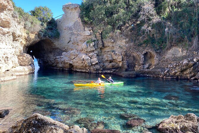 Panoramic Sorrento Kayaking Experience with Swimming & More - Roman ruins and local storytelling from the water