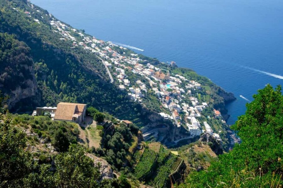 Path of the Gods from Sorrento with a local Guide - Along the ridgeline: vineyards, terraces, farmhouses, and view breaks