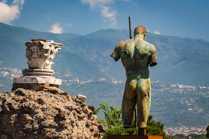 Pompeii and Herculaneum small group tour - skip the line - Pompeii Archaeological Park: from merchants’ portico to Teatro Grande