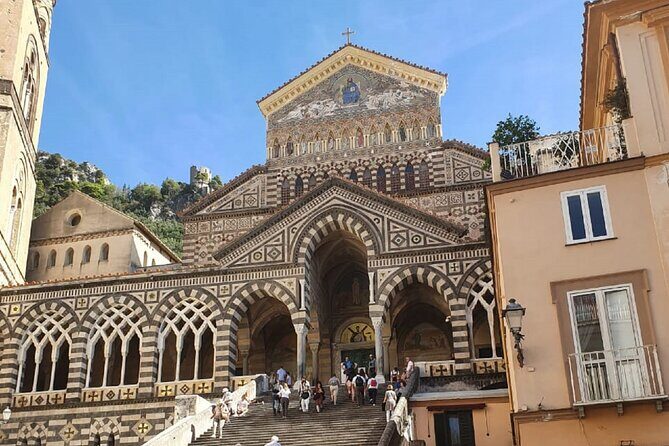 Positano and Amalfi Guided Tour by Sea from Naples - Positano around lunchtime-to-afternoon: beaches and color