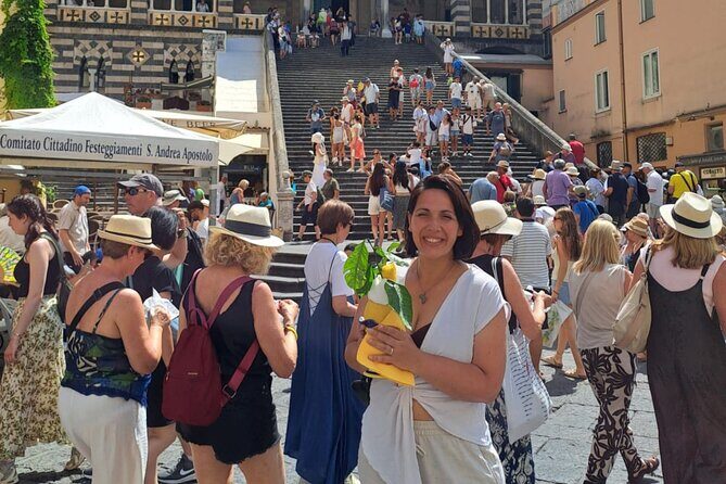 Positano and Amalfi Guided Tour by Sea from Naples - Ferry to Amalfi: good views, plus real-time context