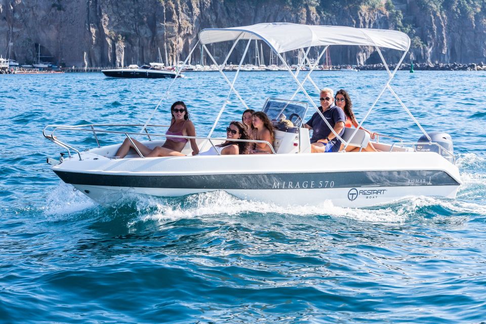 Positano: Boat Tour of Capri with Drinks and Snacks - Drinks and snacks onboard: Prosecco, limoncello, and that easy “vacation mode”