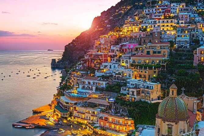 Positano by Night Experience - Sorrento pickup and the Amalfi Coast road ride