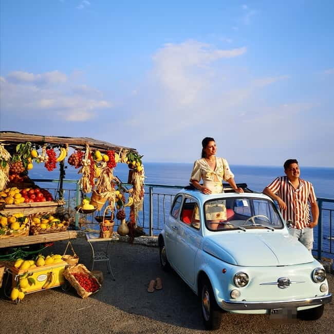 Positano/Praiano: Iconic Fiat 500 Private Amalfi Coast Tour - Riding the Amalfi Coast in a vintage Fiat 500 feels like a time machine