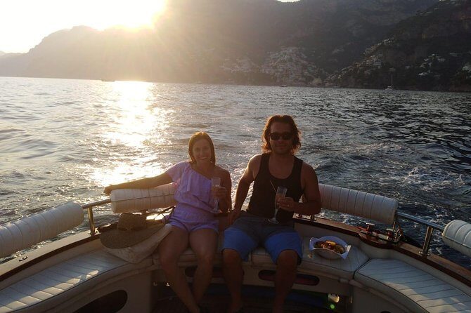 Positano Sunset Cruise - Prosecco and snacks: the aperitif setup that changes the whole mood