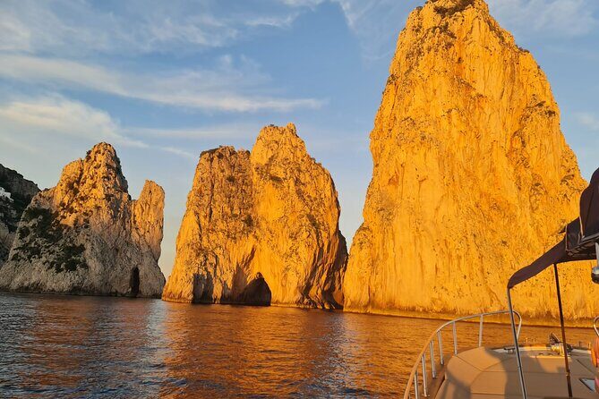 Private 4-Hour Boat Tour to Capri island with limoncello tasting - Drinks, limoncello tasting, and onboard VIP comfort