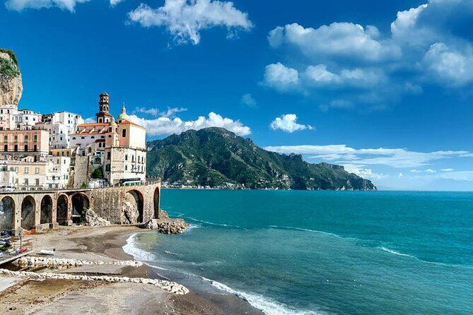 Private Amalfi Coast tour by Vintage Fiat 600 from Naples - Positano break: quick coffee, quick reset