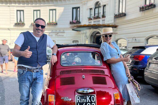 Private Amalfi Coast Vintage Fiat 500 Tour: Amalfi to Positano - Stop 3: Praiano town pass-through and a viewpoint pause (15 minutes)