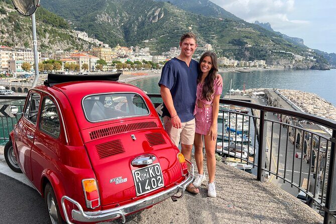 Private Amalfi Coast Vintage Fiat 500 Tour: Positano to Amalfi - Positano meeting point and how the 3-hour plan flows