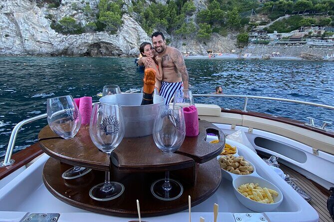 Private Boat Day on Capri from Sorrento - Marina Grande beach and Capri town access