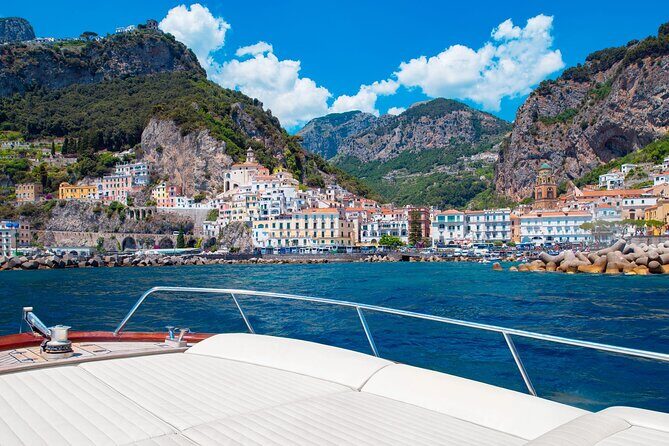 Private Boat Tour Sorrento to Positano & Amalfi–Typical Gozzo 850 - On board basics: drinks, snacks, and a crew that stays active