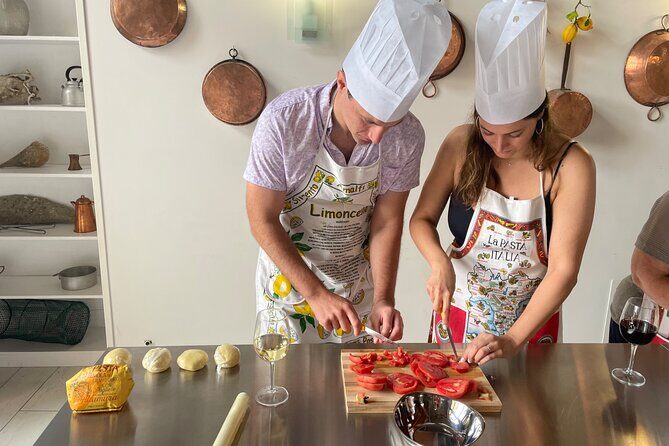 Private Cooking Class in Sorrento & garden visit. - Cooking the sample menu: starter, gnocchi, and tiramisu
