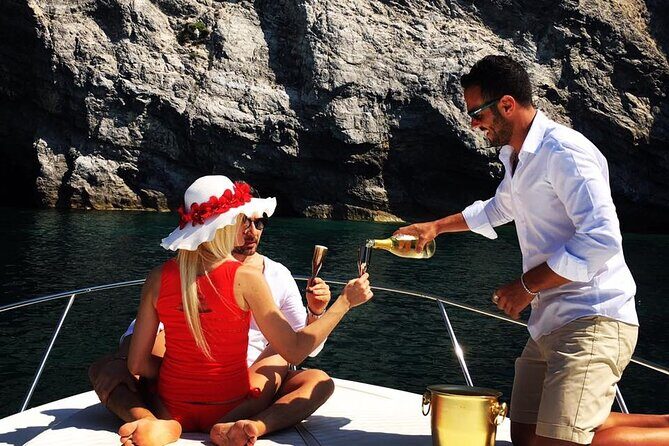 Private full day tour by boat along Positano and Amalfi - Maiori and Minori: Capo d’Orso swimming and lemon-café energy