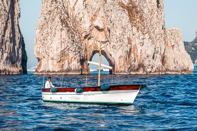 Private Gozzo Boat Tour of Capri Island - Stop 2: I Faraglioni photo time that doesn’t waste your day
