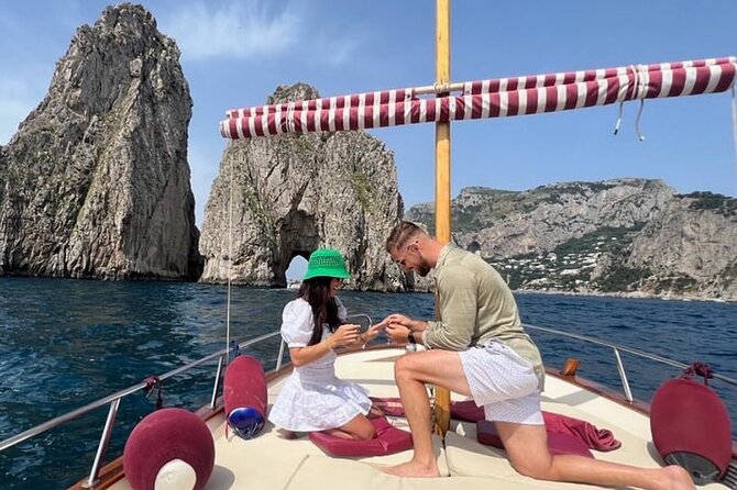 Private Island of Capri Boat Tour for Couples - Included comforts vs. what you’ll pay for on your own