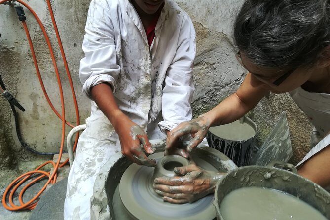 Private Lesson on the Ceramic Tradition in Vietri sul Mare - Making a small cup on the wheel: the skills you’ll actually practice