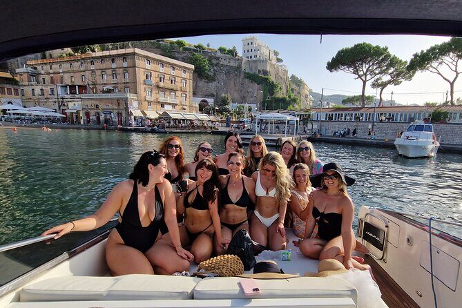 Private Sorrento Sunset Cruise with Prosecco, Spritz & Limoncello - Marina di Puolo: a quieter inlet with Gulf of Naples views