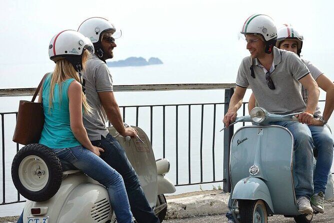 Private Tour: Amalfi Coast by Vintage Vespa from Naples - Sorrento First: Bay Views and Real Time to Wander