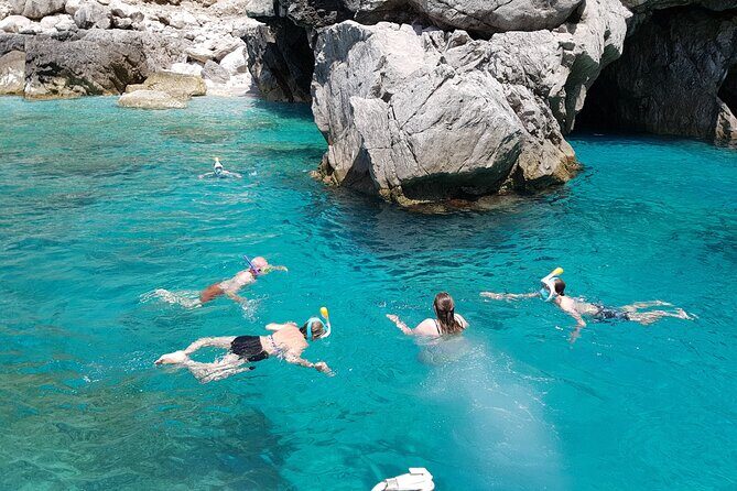 Private Tour Capri & Positano from Sorrento -Gozzo Apreamare 10 - Marina Piccola Break: Swim Time and a More Local Capri Moment