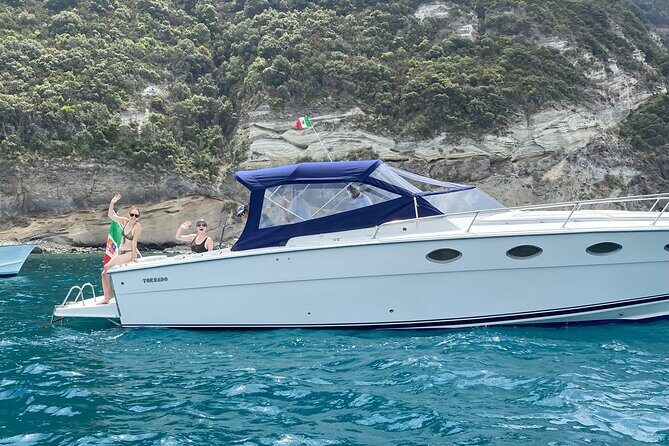 Private Tour Ischia Procida Capri Positano Amalfi by Speedboat - Onboard setup: towels, shower, snacks, and the practical bits