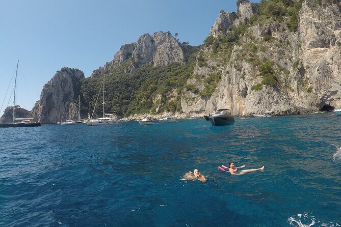 Private tour of Capri - Stop 1: The Sorrento Coast route—Regina Giovanna, Marina di Puolo, and the waterfall