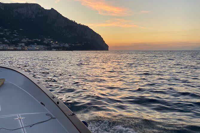 Private Tour of the Island of Capri by Boat and Visit to the Caves - The Natural Arch Photo Pass Along the Coast