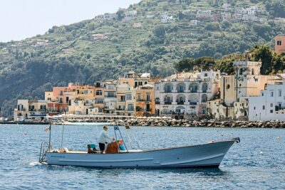 Private tour of the island of Ischia with Gozzo Aprea 35ft - San Pancrazio: the sea cave start that sets the tone