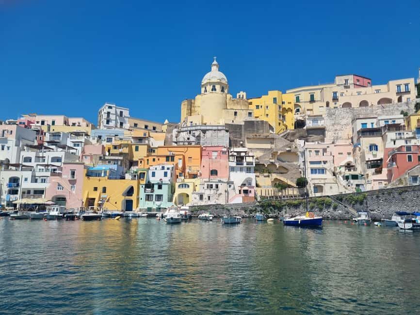 Procida: Sea View Private Boat Tour with Snorkeling - Boarding at Corricella: finding the boat quickly
