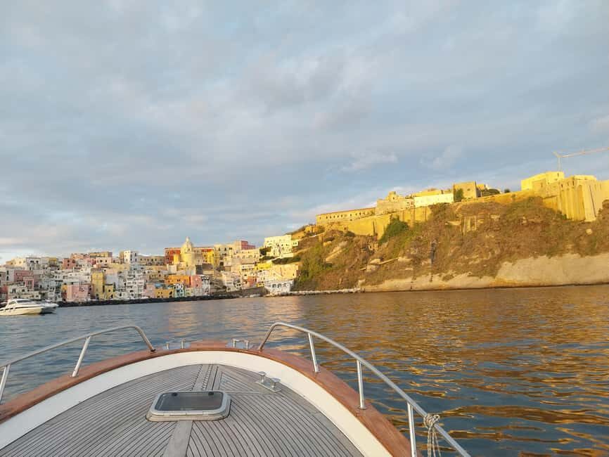 Procida: Sea View Private Boat Tour with Snorkeling - Sunrise breakfast vs sunset aperitif: choosing the mood