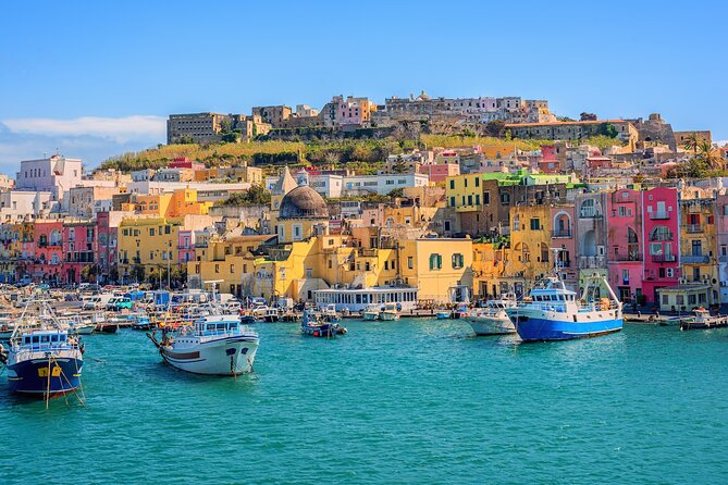 Procida Small Group Boat Tour from Ischia with Aperitif - Pozzo Vecchio Beach and the Il Postino filming connection