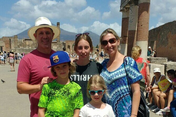 Rome to Pompeii Tour for Kids & Families w Hotel Pickup & Skip-the-Line Tickets - Hotel Pickup to Pompeii: a low-stress start at 7:30am