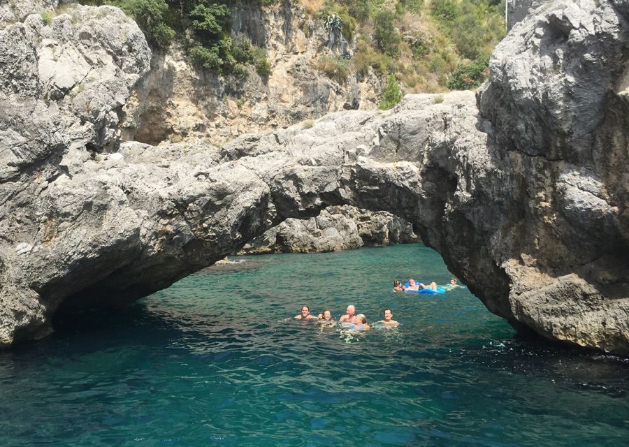 Salerno: Amalfi Coast Private Boat Excursion - Emerald Grotto and limestone coastline moments (yes, photo stops count)