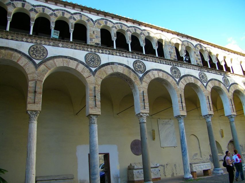Salerno Walking Tour - The Cathedral of San Matteo: Baroque facade, Arabian-style hints, and the crypt below