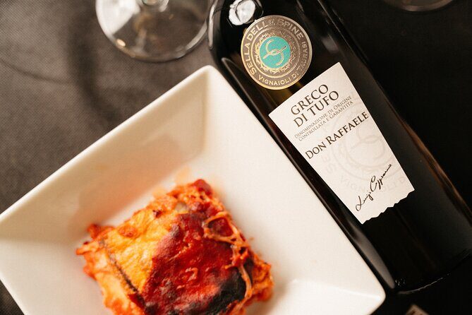 Sella delle Spine Taurasi: Tasting, Vineyard and Cellar Tour - The tasting flight with food pairings (this is the heart)