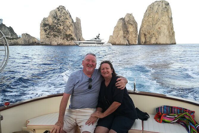 Shared trip with fishing and visit the beauty of Capri island - Capri’s First Stops: Marina Grande, Blue Grotto, and Punta Carena